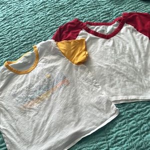 American Eagle & Hollister size medium EUC shirts